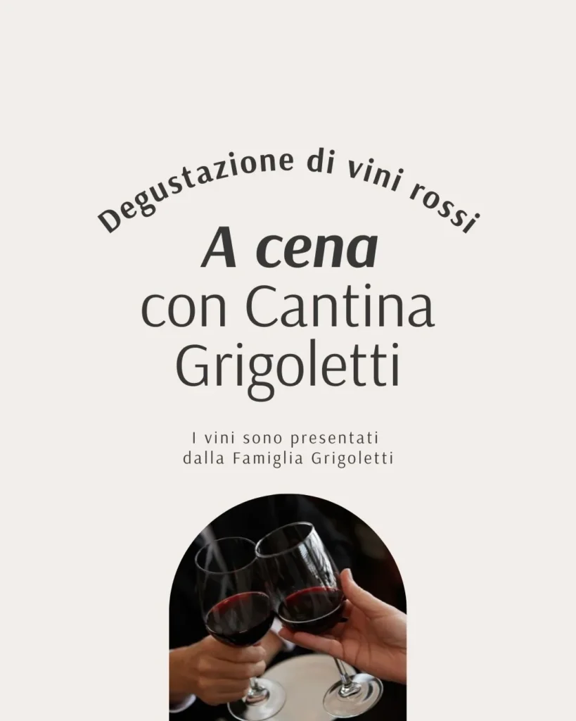 A cena con Cantina Grigoletti - ristorante a Trento