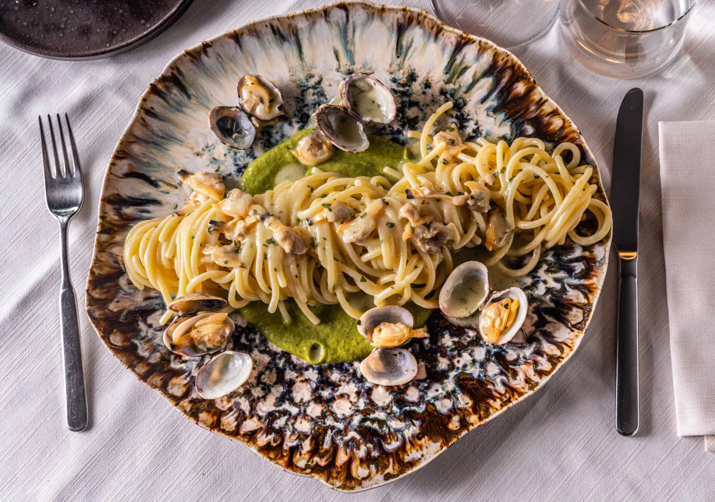 spaghetti alle vongole nel tuo ristorante a trento